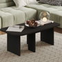 Hanah Home Iris - Juego de mesas de café Negro